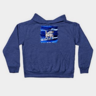 Assyrian Winged Bull ( Lamassu ) Kids Hoodie